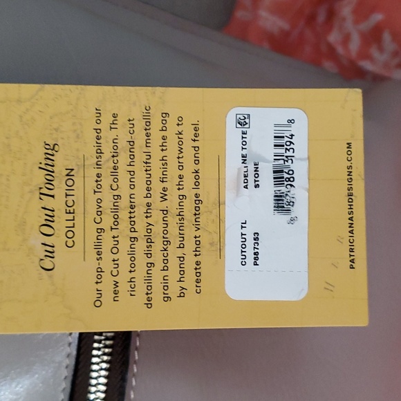 PATRICIA NASH ADELINE TOTE HANDBAG TOOLED LEATHER - Picture 8 of 16